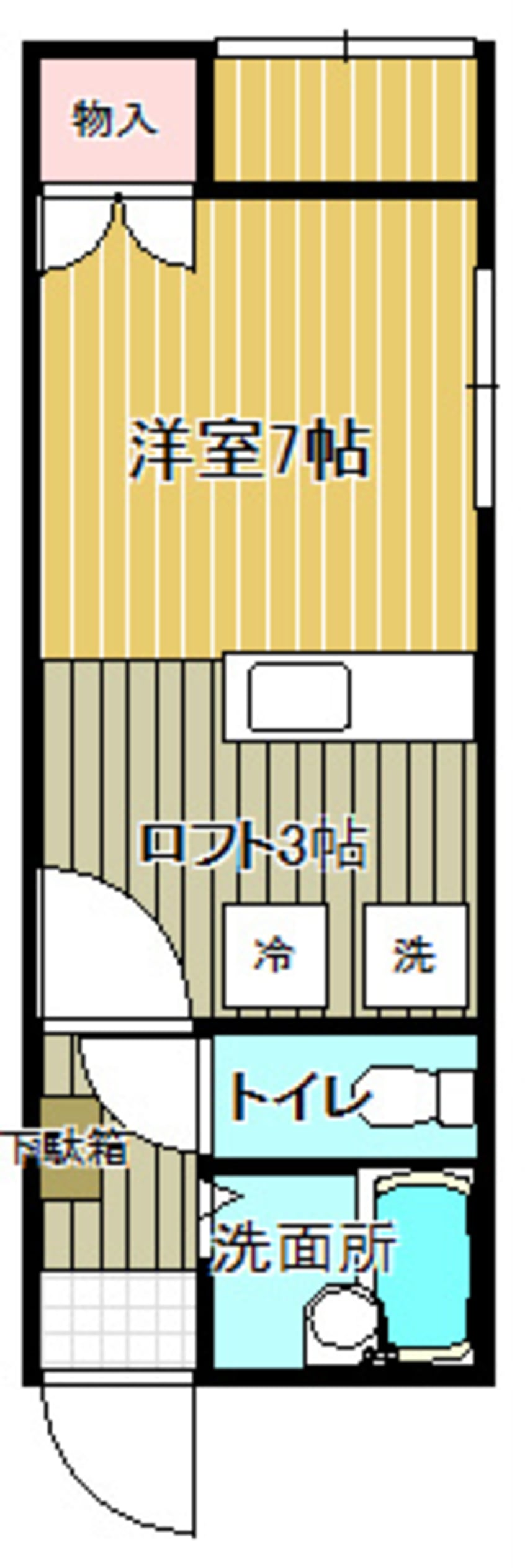 間取図 フェリーチェ小新