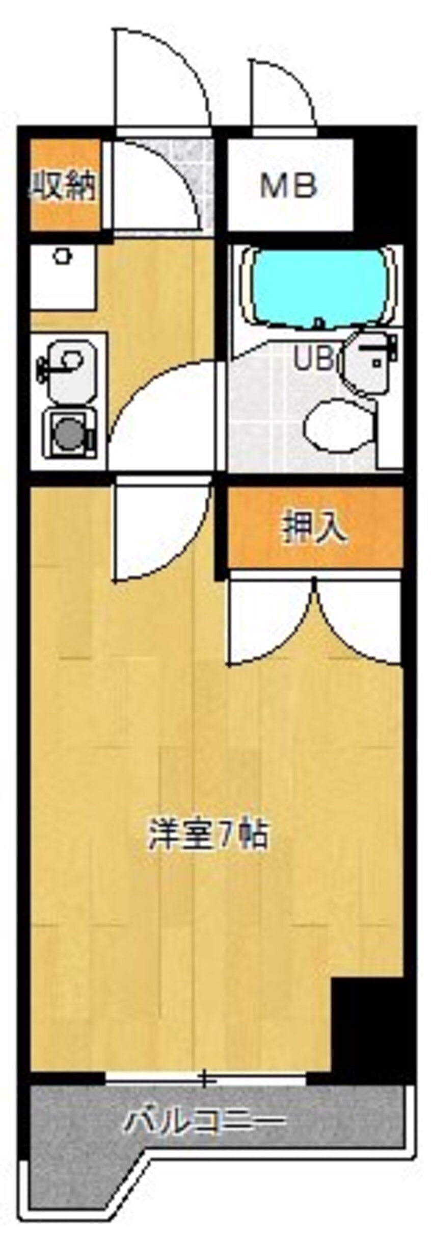 間取図 リバティープラザ天神尾