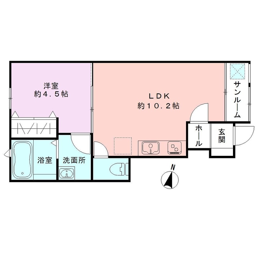 間取図 ラ･クリスティ