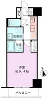 S-FORT新潟本町 1Kの間取り