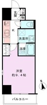 S-FORT新潟本町 1Kの間取り