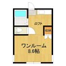 アントワープ坂井 1Rの間取り