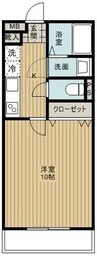 BEAR 1Kの間取り