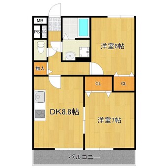 間取図 ヴィルヌーブ