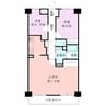 ロンドベル弁天橋 2LDKの間取り