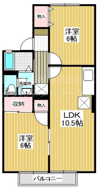 間取図 パークタウン新和Ｄ