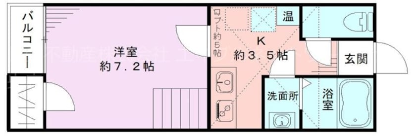 間取図 紫竹山五番館B