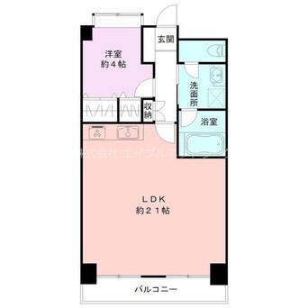 間取図 ロンドベル万代