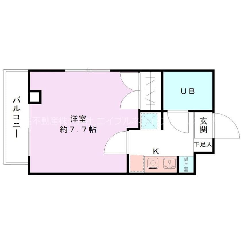 間取図 シャトー上大川前