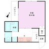 ロイヤルステージII 1Kの間取り