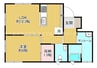 CASA南浜 1LDKの間取り