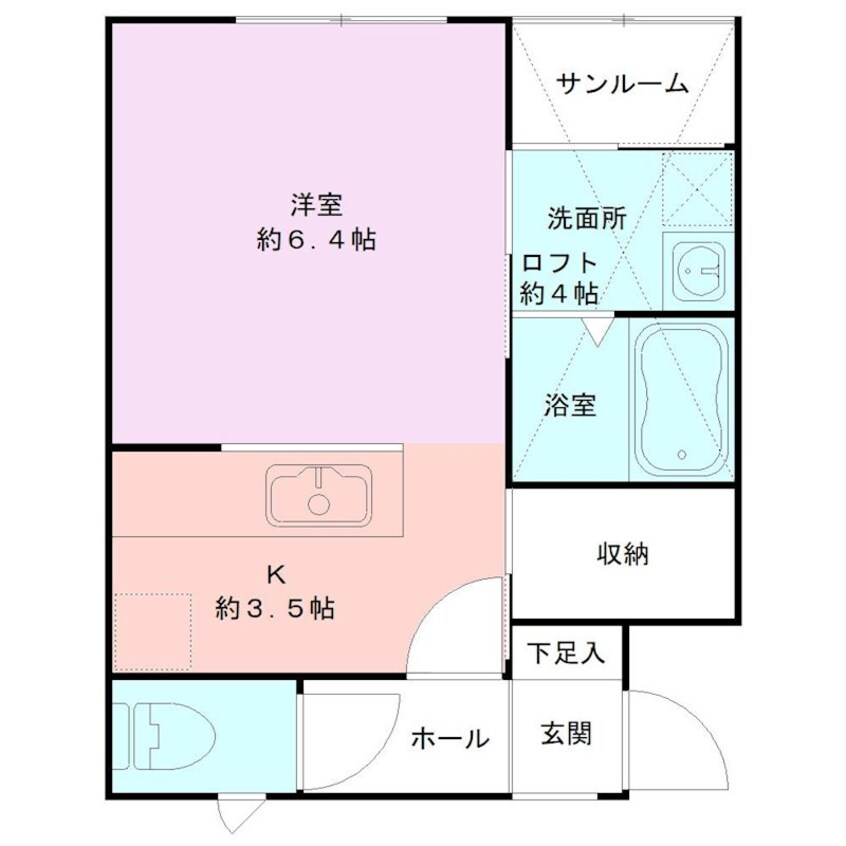 間取図 CASA南浜