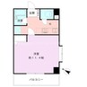 T＆K花園 1Kの間取り