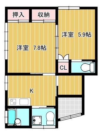 間取図 プレイス田町