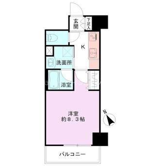 間取図 Alivis新潟萬代橋