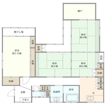 間取図 上所上3丁目F貸家