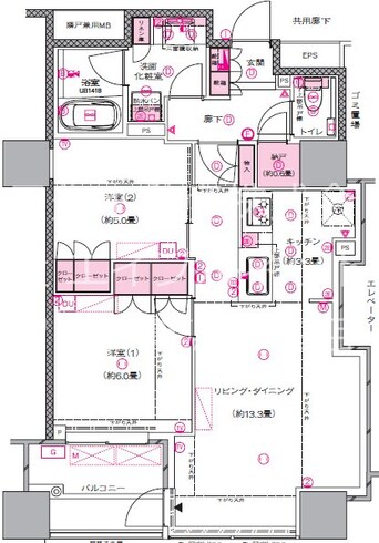 間取図 アイコニックタワー　新潟ステーション