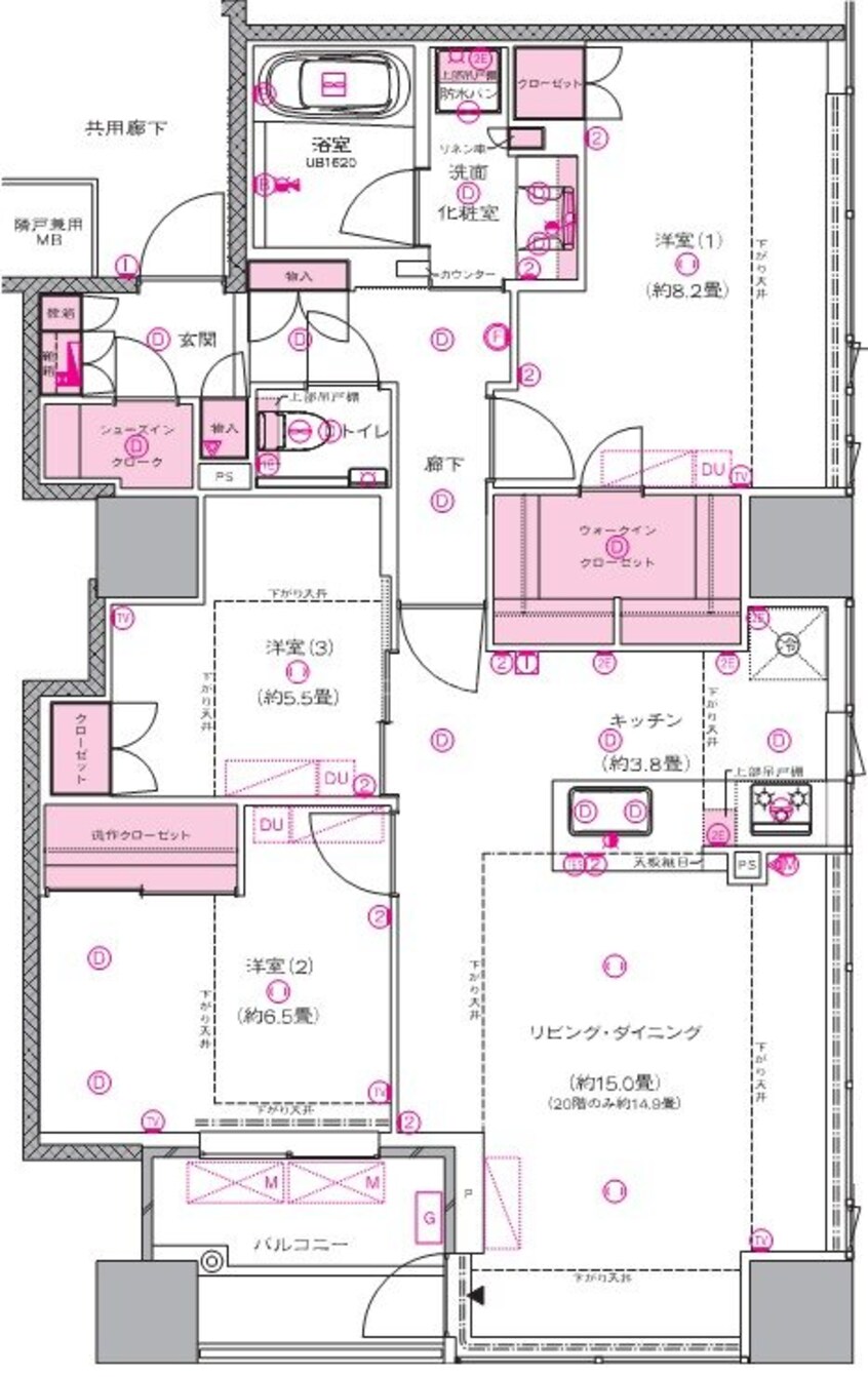 間取図 アイコニックタワー　新潟ステーション