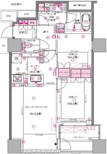 間取図 アイコニックタワー　新潟ステーション