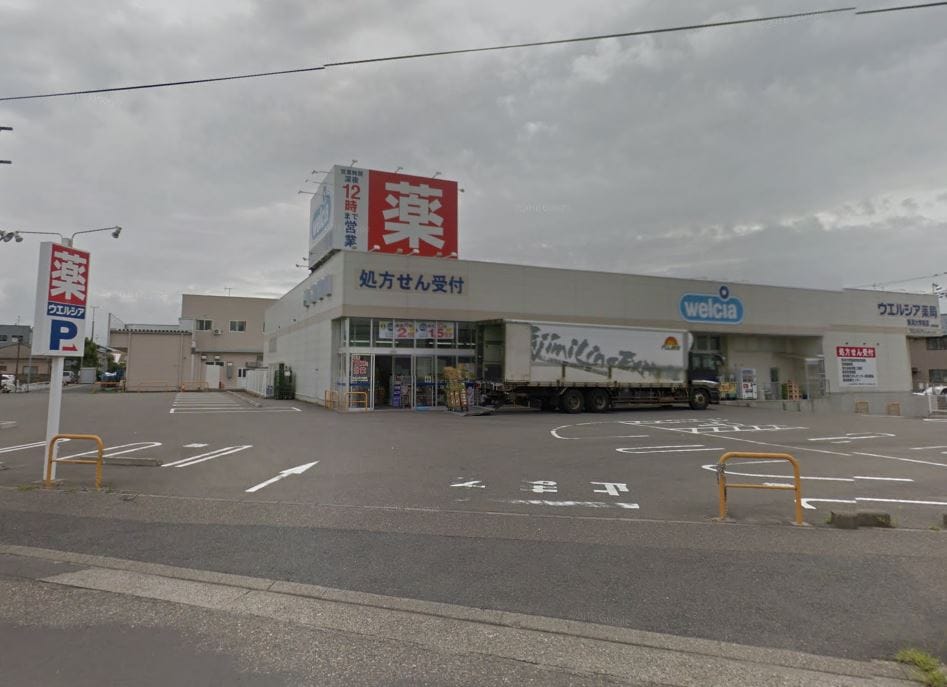 ｳｴﾙｼｱ新潟大学前店(ドラッグストア)まで959m 五十嵐一の町（小林）貸家