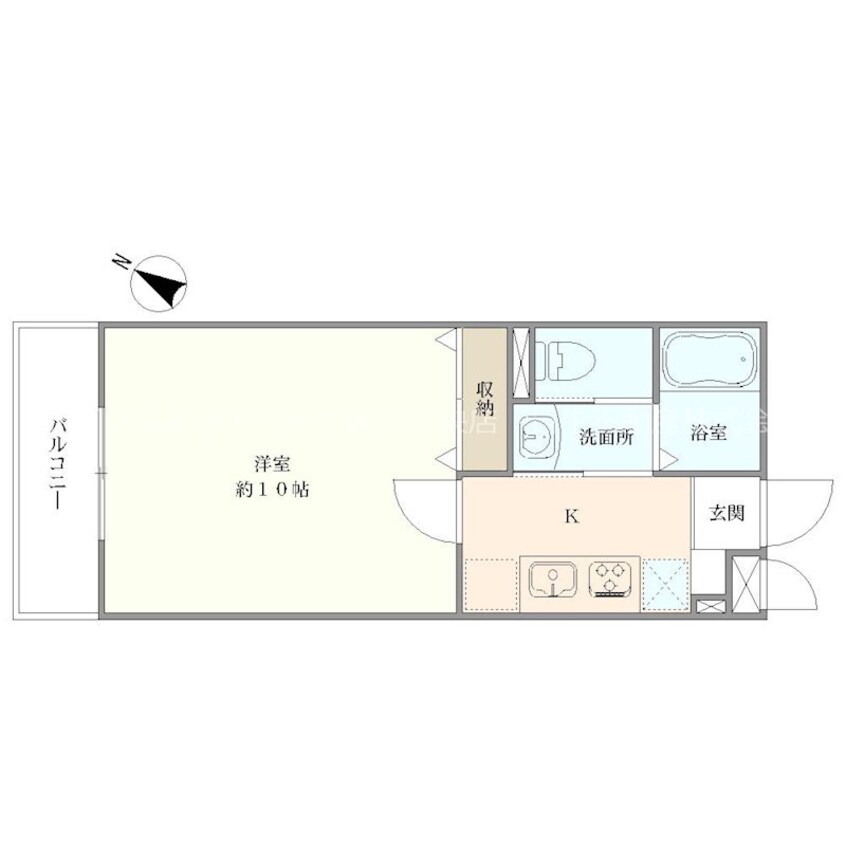 間取図 BUENA上所リバーサイド