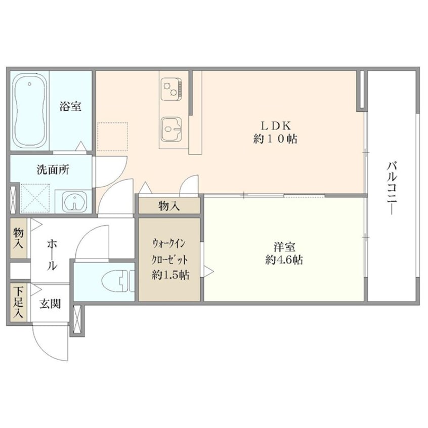 間取図 BUENA女池レジデンス