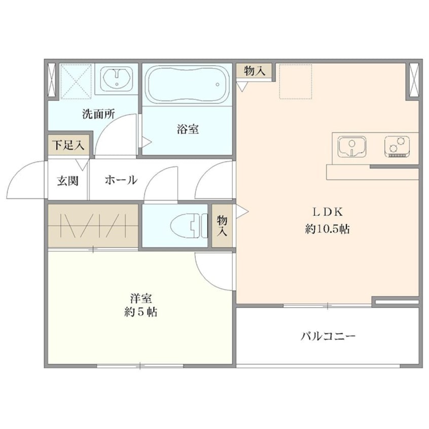 間取図 BUENA女池レジデンス