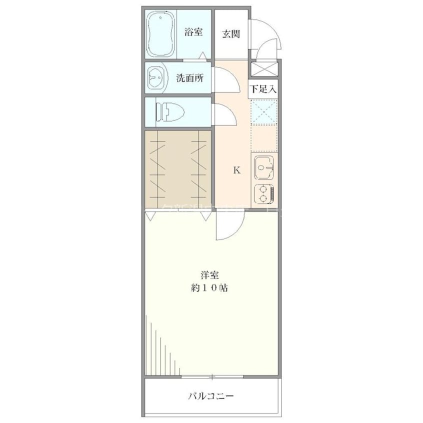間取図 エトリエ紫竹山