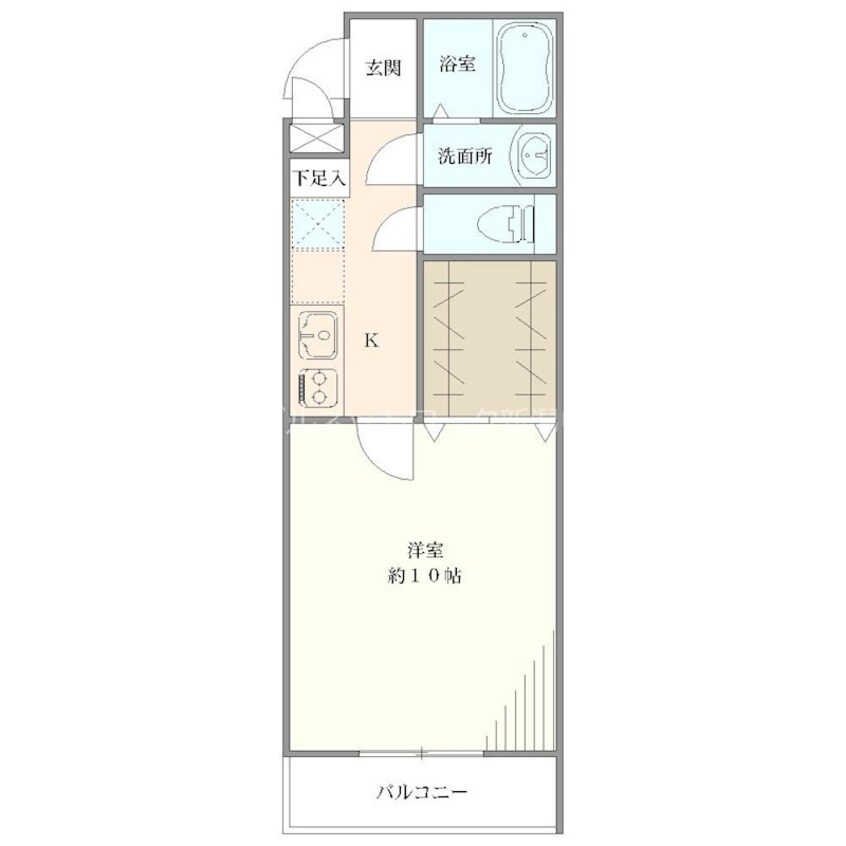 間取図 エトリエ紫竹山