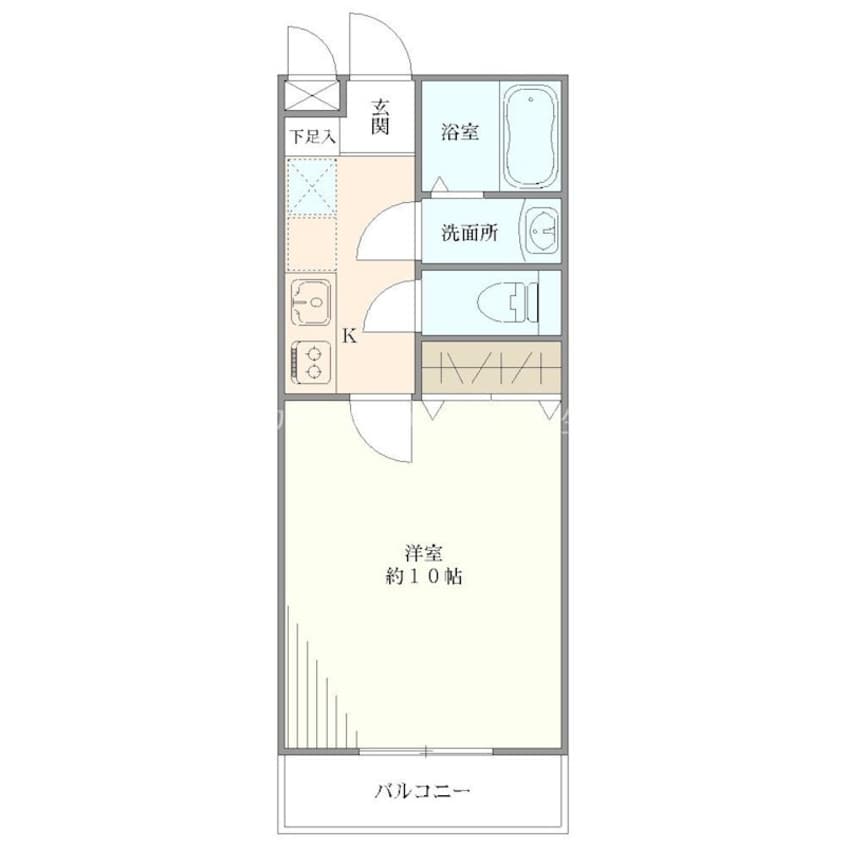 間取図 エトリエ紫竹山