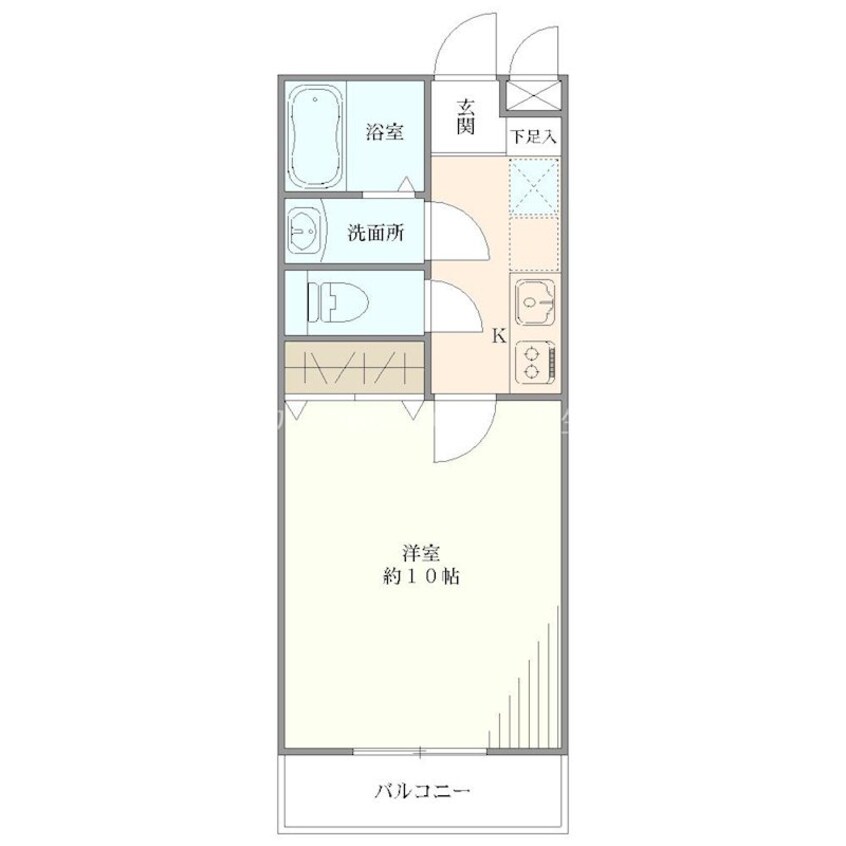 間取図 エトリエ紫竹山