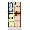 日豊本線/東中津駅 車移動 1階 築18年 2LDKの間取り