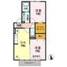 日豊本線/東中津駅 徒歩11分 2階 築18年 2DKの間取り
