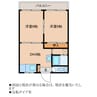 日豊本線/東中津駅 徒歩10分 2階 築41年 2DKの間取り