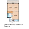 日豊本線/東中津駅 徒歩10分 1階 築41年 2DKの間取り