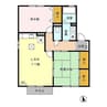 大分交通バス（中津市）/西湯屋 徒歩2分 1階 築23年 2LDKの間取り