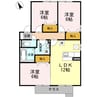 大分交通バス（中津市）/西湯屋 徒歩10分 1階 築20年 3LDKの間取り