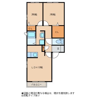 間取図 日豊本線/東中津駅 車移動　5分3km 1階 築17年