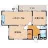 日豊本線/中津駅 車移動 1階 築36年 2LDKの間取り