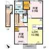 日豊本線/中津駅 徒歩31分 1-2階 築12年 2LDKの間取り