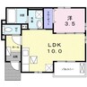 日豊本線/中津駅 徒歩15分 1階 築12年 1LDKの間取り