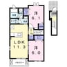 日豊本線/中津駅 徒歩12分 1-2階 築12年 2LDKの間取り