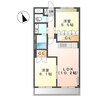 日豊本線/中津駅 徒歩27分 2階 築12年 2LDKの間取り