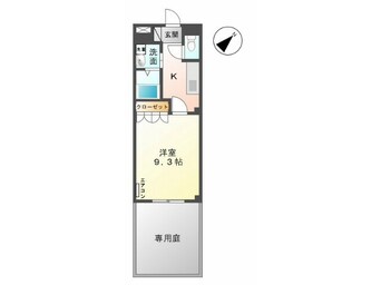 間取図 日豊本線/中津駅 徒歩36分 1階 築12年