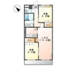日豊本線/中津駅 徒歩30分 2階 築11年 2LDKの間取り