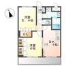 大分交通バス（中津市）/加来原 徒歩1分 2階 築17年 2DKの間取り