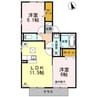 日豊本線/中津駅 徒歩28分 1階 築11年 2LDKの間取り