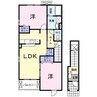 大分交通バス（中津市）/沖代町 徒歩2分 1-2階 築15年 2LDKの間取り