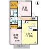 日豊本線/中津駅 徒歩45分 1階 築10年 2LDKの間取り