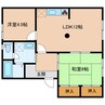 日豊本線/中津駅 車移動 1階 築35年 2LDKの間取り